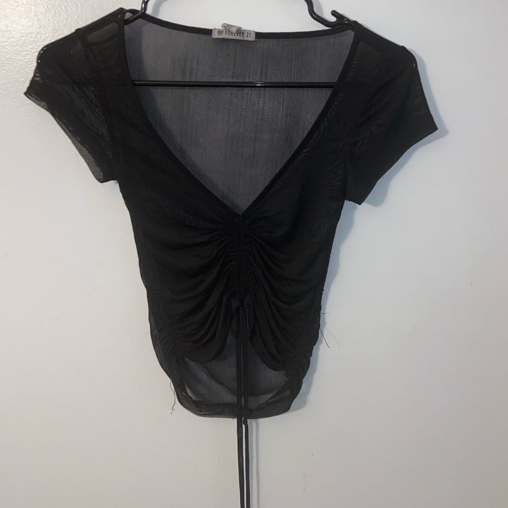 Mesh Crop Top